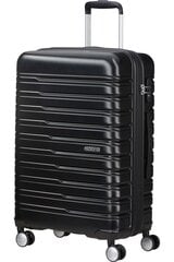 American Tourister средний чемодан  Flashline Spinner Shadow Black M 67 см, цена и информация | Чемоданы, дорожные сумки | pigu.lt