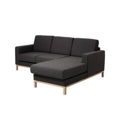 2 vietų kampinė sofa SCANDIC, Carbon (et95), natūralios spalvos kaina ir informacija | Sofos | pigu.lt