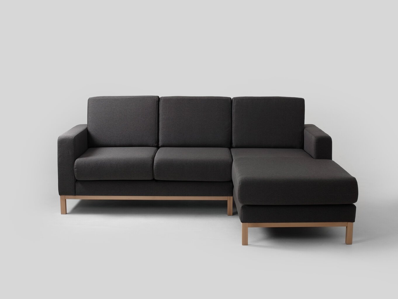 2 vietų kampinė sofa SCANDIC, Carbon (et95), natūralios spalvos kaina ir informacija | Sofos | pigu.lt