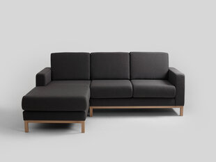 Kampinė sofa Scandic, 215 cm, pilka kaina ir informacija | Sofos | pigu.lt