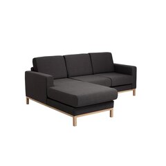 Kampinė sofa Scandic, 215 cm, pilka kaina ir informacija | Sofos | pigu.lt