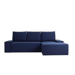 Kampinė sofa Flopp, 250x158x90 cm, rašalo mėlyna kaina ir informacija | Sofos | pigu.lt