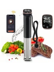 Sous Vide viryklė, Wi-Fi Sous Vide mašininė viryklė, IPX7 atsparus vandeniui, 1100 W greitai įkaistantis panardinamasis cirkuliacinis siurblys su receptais APP, tiksli temperatūra ir kaina ir informacija | Intymios higienos prausikliai | pigu.lt