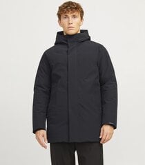 Jack & Jones vyriška parka 200g 12258403*01, juodas 5715603177855 kaina ir informacija | Vyriški švarkai | pigu.lt