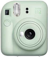 Fujifilm Instax Mini 12, мятно-зеленый + пленка цена и информация | Видеокамеры | pigu.lt