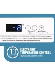 DEMULLER krūtinės šaldiklis su elektroniniu valdymu nuo 41 ℉ iki -31 ℉, giluminiai šaldikliai atskirai pastatomi šaldikliai su 2 nuimamais nerūdijančio plieno krepšeliais, mini šaldiklis T цена и информация | Средства для интимной гигиены | pigu.lt