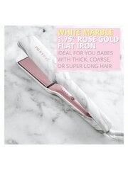 YONGSTYLE White Marble Rose Flat Iron – Keramikos turmalino technologija – Plaukų tiesintuvas su neigiamais jonais – Tiesina ir S plaukus – Profesionalus Sal. цена и информация | Средства для интимной гигиены | pigu.lt