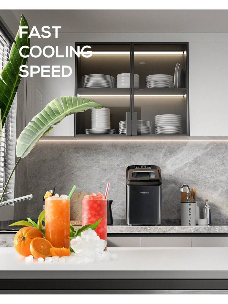 Freezimer DreamiceX2 | Nugget Ice Maker stalviršis su kramtomuoju Sonic ledu | Savaime išsivalanti tyli, stora izoliacija su vandens linija | Pebble ledo mašina kaina ir informacija | Intymios higienos prausikliai | pigu.lt