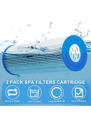 SPA filtro keitimas, baseino filtrų kasetė, suderinama su Pleatco PRB25-IN, Unicel C-4326, Filbur FC-2375, kubilo filtrais 25 kv. Ft, 2 pak цена и информация | Средства для интимной гигиены | pigu.lt