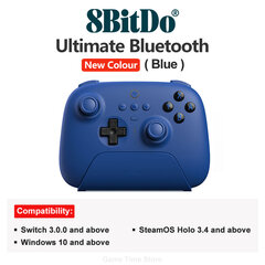 8BitDo – „Ultimate Wireless Bluetooth Controller Gamepad“ su „Nintendo Switch“ įkrovimo doku, kompiuteriu, „Windows 10“, „11“, „Steam Deck“ цена и информация | Контроллеры | pigu.lt