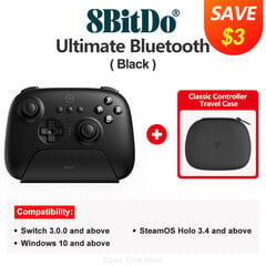 8BitDo – „Ultimate Wireless Bluetooth Controller Gamepad“ su „Nintendo Switch“ įkrovimo doku, kompiuteriu, „Windows 10“, „11“, „Steam Deck“ цена и информация | Контроллеры | pigu.lt