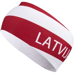 Galvos juosta Eleven Sportswear FLAG LATVIJA, balta kaina ir informacija | Kepurės moterims | pigu.lt