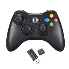 Žaidimų pultelis, skirtas Xbox 360 belaidžiam / laidiniam valdikliui, skirtas XBOX 360 konsolei 2.4G belaidis vairasvirtė, skirta XBOX360 kompiuterinių žaidimų valdikliui цена и информация | Контроллеры | pigu.lt