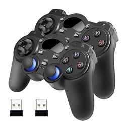 Belaidis žaidimų pultelis, skirtas PS3 Android telefonui TV Box 2.4G belaidis vairasvirtė Joypad USB kompiuterinių žaidimų valdiklis, skirtas Xiaomi OTG išmaniajam telefonui kaina ir informacija | Žaidimų kompiuterių priedai | pigu.lt