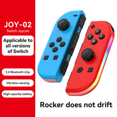 Visi „Nintendo Switch“ žaidimų konsolės „JoyCon“ belaidžio „Bluetooth 5.2“ žaidimų pulto televizoriaus stalinio kompiuterio ir delno režimo žaidimų valdiklio priedai цена и информация | Контроллеры | pigu.lt