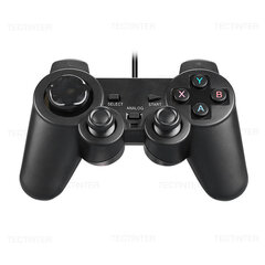 USB laidinis valdiklis, skirtas Sony Playstation 3 dvigubas vibracijos amortizatorius, skirtas PS3 žaidimų pultui Joypad vairasvirtės valdiklis, skirtas kompiuterinių žaidimų konsolei цена и информация | Контроллеры | pigu.lt