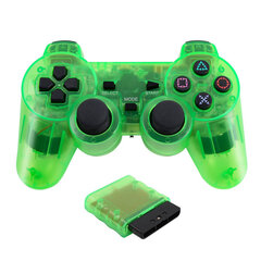 JCD belaidis žaidimų pultelis, skirtas Sony PS2 konsolės vairasvirtei 2.4G Double Vibration Shock Joypad USB kompiuterinių žaidimų valdiklis цена и информация | Контроллеры | pigu.lt