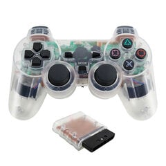 JCD belaidis žaidimų pultelis, skirtas Sony PS2 konsolės vairasvirtei 2.4G Double Vibration Shock Joypad USB kompiuterinių žaidimų valdiklis цена и информация | Контроллеры | pigu.lt