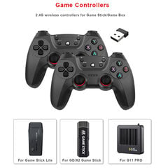 Aukštos kokybės 2.4G belaidis dvigubų žaidimų valdiklis, skirtas M8/GD10/G11 Pro/X2 Game Stick, skirtas Linux/Android telefono žaidimų pultui Joystick цена и информация | Джойстики | pigu.lt