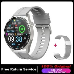 Skirta IOS Android NFC Smart Watch Adult GT3 Pro 390*390 HD Screen Heart Rate Bluetooth Call IP68 Waterproof SmartWatch 2024 kaina ir informacija | Laikrodžiai | pigu.lt