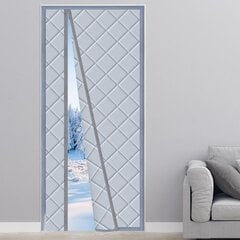 Termo durų užuolaida Insulated, 120 x 220 cm, pilka kaina ir informacija | Durų lankstai, priedai | pigu.lt