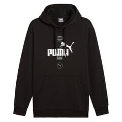 Power graphic hoodie fl puma 68174101 vīriešiem juoda 68174101 kaina ir informacija | Džemperiai vyrams | pigu.lt