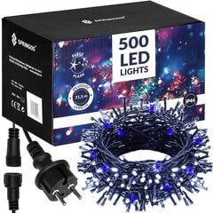 Kalėdų eglutės lemputės CL0533 Springos 500 led 31,5 m kaina ir informacija | Girliandos | pigu.lt