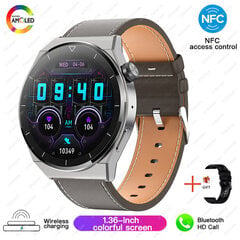 „Huawei NFC Smart Watch Adult GT3 Pro 390*390 HD Screen Heart Rate Bluetooth Call IP68 Waterproof SmartWatch“ Naujas kaina ir informacija | Laikrodžiai | pigu.lt