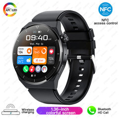 „Huawei NFC Smart Watch Adult GT3 Pro 390*390 HD Screen Heart Rate Bluetooth Call IP68 Waterproof SmartWatch“ Naujas kaina ir informacija | Laikrodžiai | pigu.lt