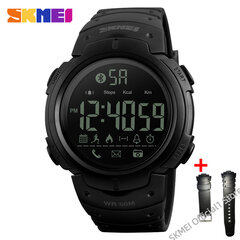 SKMEI 1301 Smart Watch Bluetooth Suaugusiųjų laikrodžių Funkcijos Sporto priminimas Kalorijos Žingsniamatis Skaitmeniniai rankiniai laikrodžiai Suaugusiųjų laikrodis 1560 цена и информация | Часы | pigu.lt