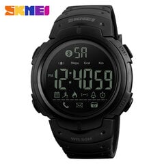 SKMEI 1301 Smart Watch Bluetooth Suaugusiųjų laikrodžių Funkcijos Sporto priminimas Kalorijos Žingsniamatis Skaitmeniniai rankiniai laikrodžiai Suaugusiųjų laikrodis 1560 цена и информация | Часы | pigu.lt