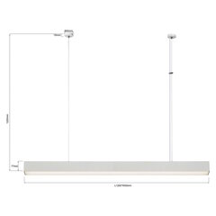 Light Prestige потолочный светильник Luci LP-1401/1P L WH Smart цена и информация | Потолочные светильники | pigu.lt