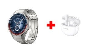 Huawei Watch GT 5 Pro Titanium 46mm + Huawei FreeBuds 5i Ceramic White kaina ir informacija | Išmanieji laikrodžiai (smartwatch) | pigu.lt