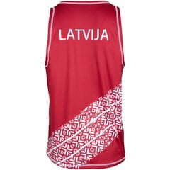 Vyriški sportiniai marškinėliai Eleven Sportswear LATVIJA, raudoni kaina ir informacija | Sportinė apranga vyrams | pigu.lt