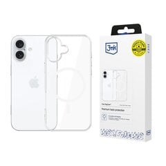 Dėklas 3mk Clear MagCase Apple iPhone 16 Plus kaina ir informacija | Telefono dėklai | pigu.lt