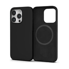 Dėklas Mag Silicone Case Apple iPhone 16 Pro Max juodas kaina ir informacija | Telefono dėklai | pigu.lt