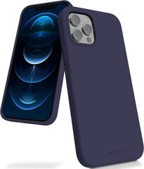 Dėklas Mercury Silicone Case Apple iPhone 16 Pro Max tamsiai mėlynas kaina ir informacija | Telefono dėklai | pigu.lt