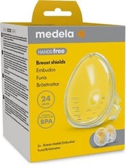 Krūtų skydeliai Medela 5050 24 mm, 2 vnt. kaina ir informacija | Žindymo prekės | pigu.lt