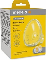 Krūtų skydeliai Medela 5055 27 mm, 2 vnt. kaina ir informacija | Žindymo prekės | pigu.lt