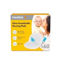 Įklotai į liemenėlę Medela 5881, 60 vnt. kaina ir informacija | Žindymo prekės | pigu.lt