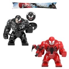 6 штук Venom Big Minifigures Building Blocks Toys Набор фігурак цена и информация | Мягкие игрушки | pigu.lt