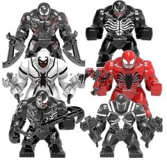 6 штук Venom Big Minifigures Building Blocks Toys Набор фігурак цена и информация | Мягкие игрушки | pigu.lt