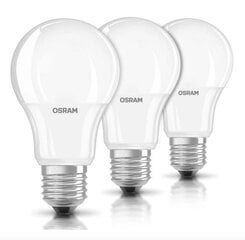 LED lemputė Osram E27, 8.5W, 2700K, 3 vnt. kaina ir informacija | Elektros lemputės | pigu.lt