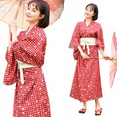 Šlepetės kostiumas moterims Japonijos persirengimo kimono karnavalas Helovinas m цена и информация | Карнавальные костюмы | pigu.lt