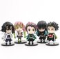 10 vnt Demon Slayer Kimetsu No Yaiba Anime modelio figūra 7,5-8cm Q versija Mitsuri Shinazugawa Himejima lėlės žaislinis ornamentas kaina ir informacija | Kolekciniai modeliukai | pigu.lt