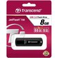 Atmintukas Transcend Jetflash 700 8GB USB3.0 Juodas kaina ir informacija | USB laikmenos | pigu.lt