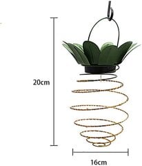 Saulės sodo šviestuvai, saulės šviestuvai lauko sodo papuošalai, pakabinami saulės energija varomi vandeniui atsparūs žibintai sodo dekoravimui, sodo dovanos, sodo šviestuvai 1 цена и информация | Гирлянды | pigu.lt