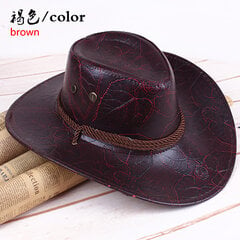 Žaidimas Red Dead Redemption 2 Cowboy Hat Cosplay Kostiumų Reklamos Kepurės Odinės Unisex цена и информация | Мужские шарфы, шапки, перчатки | pigu.lt