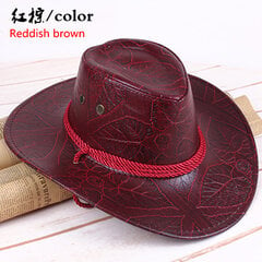 Žaidimas Red Dead Redemption 2 Cowboy Hat Cosplay Kostiumų Reklamos Kepurės Odinės Unisex цена и информация | Мужские шарфы, шапки, перчатки | pigu.lt