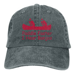 Unisex suaugusiųjų kaubojų skrybėlė irklentė greičiau aš girdžiu juostos Reguliuojamos beisbolo kepuraitės Trucker Cap Retro džinsinės kepurės tėčio kepurė цена и информация | Мужские шарфы, шапки, перчатки | pigu.lt